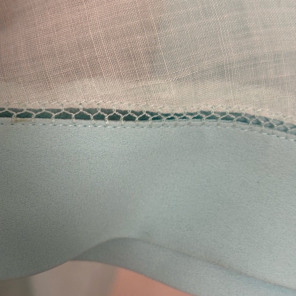 Elle Tahari  Teal Silk Tunic Sz XL - Picture 6 of 11